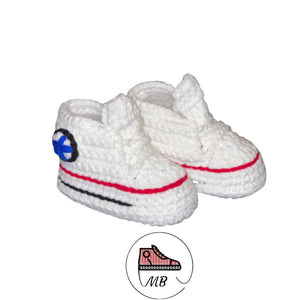 Baby Crochet MB - C Star White (0-12 Month's) - MumyBuddy