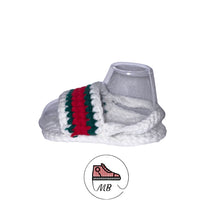 Baby Crochet MB - G Slide Green White - MumyBuddy