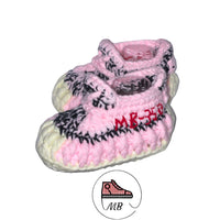 Knitted Shoes For Baby - White And Pink YZY By MumyBuddy - MumyBuddy