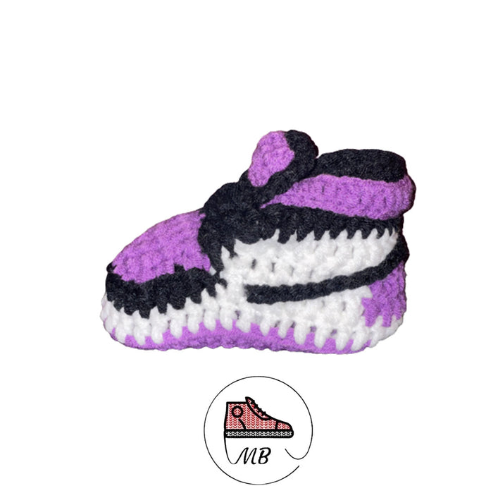 Baby Crochet MB -1 Purple Cour Grape (0-12 Month's) - MumyBuddy